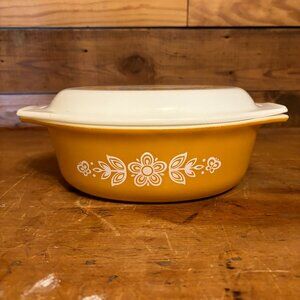 Pyrex Golden Butterfly